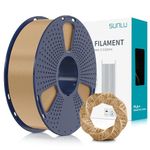 SUNLU PLA Plus 3D Printer Filament, 1.75mm PLA+ 3D Filament for FDM 3D Printer & 3D Pens, Neatly Wound Filament, Strong and Toughness, Dimensional Accuracy +/- 0.02 mm, 1KG Spool(2.2 LBS), Wood