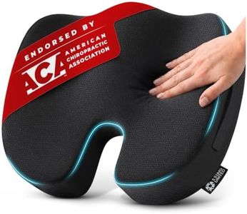 5 STARS UNITED Seat Cushion for Desk Chair - Tailbone, Coccyx Sciatica Pain Relief - Office Chair Cushions - Wheelchair Cushions - Car Seat Cushions - Pressure Relief Lifting Cushions
