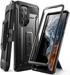 SUPCASE Unicorn Beetle Pro Series Case for Samsung Galaxy S23 Ultra 5g (2023 Release), Dual Layer Rugged Holster & Kickstand Case Without Screen Protector (Black)