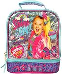 RALME Nickelodeon JoJo Siwa Lunch Box Kit with Insulated Dual Compartment for Girls