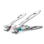 MR.GREEN Nail Clippers, Ultra Wide Jaw Opening Toenail Clipper for Thick Nails Heavy Duty Stainless Steel Fingernail Clippers for Seniors