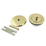 Kingston Brass DLT5301A2 Made to Match Lift & Turn Tub Drain Kit, Polished Brass