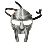 ALADEAN MF Doom Gladiator Face Mask Fantasy Party Costume Roman Gladiators Arena Maximus Helmet mf doom Movie viking Prop (Gladiator Mask)