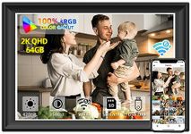 2K 64GB 11inch Digital Picture Frame WiFi6&5G digital photo frame 100% sRGB 1920x1280 FHD IPS Touch Screen,Share Photos & Videos via Frameo App,can Extend Storage by USB disk and SD Card,Weather,Clock