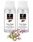 Charming Aura Clary Sage Essential Oil | Essential Oil for Aromatherapy, Skin and Hair Health | Hormone Management | Essential Oil for Home Fragrance | Essential Oil for Women & Men | 100% Pure, Natural, Undiluted | Therapeutic grade (Clary Sage, 200ml)