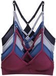 Kalon 4 Pack Racerback Sports Bra V