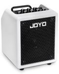JOYO 30W Bass Combo Amplifier Portable Amp 4" Speaker with 3-Band EQ & Compressor | Bluetooth 5.1 + OTG Direct Recording | Headphone Practice for Bassist Solo Livestream Gigs (VIBE CUBE BA-30, White)