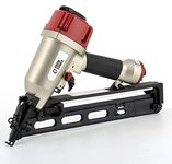 CREWTOWER NT65 15 Gauge, 1-1/4" to 2-1/2" Angle Finish Nailer Pneumatic Finishing Nail Gun for Molding, Baseboard, Trim and Finishing, Air-powered