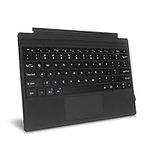 Fintie Type Cover for Microsoft Surface Pro 7 / Pro 6 / Pro 5 / Pro 4 / Pro 3, Ultra-Slim Portable Wireless Bluetooth Keyboard with Built-in Rechargeable Battery, Auto Sleep/Wake (Black)