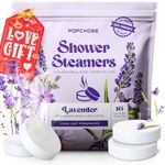 Shower Steamers Aromatherapy - Birthday Gifts for Women, Valentines Day Gifts for Her, 16 Pack Lavender Shower Tablets with Essential Oils, Self Care Gifts for Women, Mom, Relaxation & Home SPA