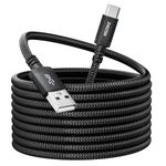 Extra Long 5M USB C Charging Cable, 3.1A Fast Charging Cable, USB to Type C Braided Cable for PS5 Controller, Samsung Galaxy S10/S9/S8 Plus, Note 10 9 8, LG V30 V20 G6 G5, Moto, LG, HUWEI, Mi9/8,etc