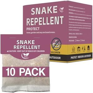 BLOODYRIPPA Snake Repellent - 10 Pack | Best Snakes Deterrent for Yards | Keep Snake Away Repellent for Indoor or Outdoor | Pet Safe for Lawns, Gardens, Camping and Fishing