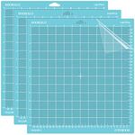 DOOHALO Cutting Mat for Silhouette Cameo 4 Cutting Machine Lightgrip Cutting Mat 12 X 12 inch 3 Pack Replacement Adhesive Mats for Silhouette Cut