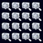 Onforu 10ft 16 Pack Fairy Lights, 30 LEDs Waterproof Outdoor Copper Wire String Lights, Battery Operated(Included) Mason Jar Lights, Firefly Starry Lights for DIY, Party,Christmas, Cool White