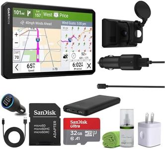 Garmin Dezl Cam OTR725 GPS Truck Navigator with Dash Cam 7" Display Touchscreen, Commercial GPS Navigation for Semi-Truck Driver Bundle with 32GB SD Memory Card + LCD Cleaning Kit + More Accessories