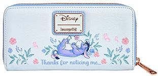 Loungefly Disney Eeyore Wallet Zip Around Clutch, Blue