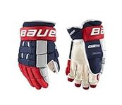 Bauer S21 PRO SERIES Senior NAVY/RED/WHITE14 Ice Hockey Gloves