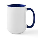 CafePress 2 Plus 2 Large Mug 15 oz (444 ml) Ceramic Coffee Mug