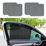 HEVLE 4Pcs Car Side Window Sunshade