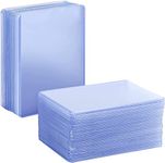 Trading Card Sleeves Hard Plastic Toploaders 3" x 4" Clear Sleeves for Collectible Trading Cards Game and Trading Card Sleeves Protectors (50Pack)