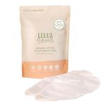 Lulus Naturals - Plush Cotton Castor Oil Pack Wrap, Castor Oil Pads for Women with Fibrocystic Breasts, Skin-Friendly Reusable Breast Pads (Castor Oil Not Included), Cup Size A-B (9 inches)