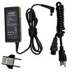 HQRP 19V AC Adapter Compatible with Samsung HW-K360 HW-KM36 HW-KM36C Soundbar Speaker System Power Supply Cord Adaptor + Euro Plug Adapter