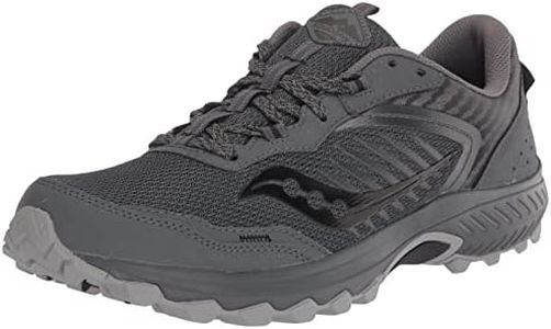 Saucony Mens Excursion Tr15 Trail Running Shoe, Shadow/Black, 9 UK