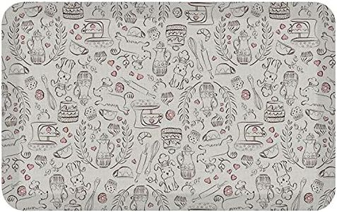 GelPro Designer Anti-Fatigue Comfort Floor Mat, 20 x 32, Dog Party Grey (106-P-2032-DPCG)