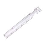 NUOBESTY 2X Magnifying Bar Magnifier Ruler Mathematical Measuring Tool for Office School Reading Small Prints Document