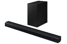 Samsung C430 2.1ch 270W Soundbar Speaker (2023) - Bluetooth Soundbar with 4 Speakers, Bass Boost 6.5" Subwoofer, 3D Wireless Surround Sound, Smart Game Mode, Adaptive Audio & Wall Mount Kit Included