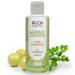 ReCH organics Herbal Moringa Amla Hair Shampoo | Anti-Hair Fall Shampoo | Shampoo for Thick & Strong Hair | Ayurvedic Shampoo for Healthy Hair