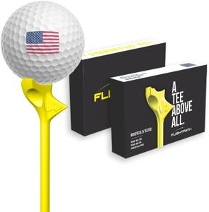 FLIGHTPATH Premium Golf Tees (16, Yellow, 3.25")