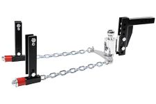 ANDERSEN HITCHES | 3386 | Weight Distribution Hitch | No Bounce No Sway | Tow Accessories | 8" Drop/Rise, 2-5/16" Ball, 2" Shank, 7"/8" Bracket, 14k lb GTWR, 1400 lb Tongue