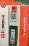 Simmtronics 8GB DDR3 Ram for Desktop 1600 Mhz with 3 Years Warranty