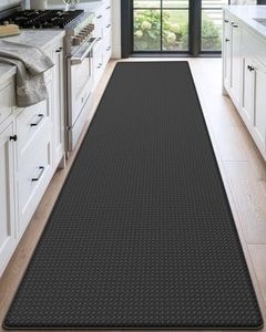DEXI Kitchen Mats for Floor Cushioned Anti Fatigue, 23x94, Waterproof Stain Resistant Standing Mat, Supportive Memory Foam Rugs for Front Sink Office Laundry, Black