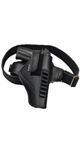 Nylon Gun Cover Case, Protective Storage Holster, Open Belt Holster (Black)
