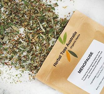 Herbal Teas Australia Organic 'MENOPAUSE' Tea 50gm - Organic Herbal Tea with Sage and Red Clover/min 100 cups from every packet