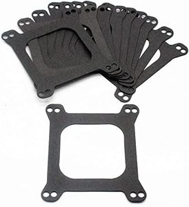 10pcs/set Carburetor Base Carb Gaskets Open 4 bbl 1/16" Thick Fits for SBC BBC 350 Engines