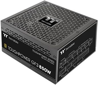 Thermaltake Toughpower GF3 850W, True 450W 12VHPWR Connectors on PSU & NVIDIA RTX 40 series, ATX 3.0/PCI-E 5.0 Ready, 80+ Gold, SLI/Crossfire Ready Power Supply, PS-TPD-0850FNFAGU-4, 10 Year Warranty