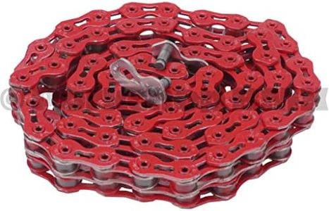KMC, K1SL Wide, Chain, Speed: 1, 1/8'', Links: 100, Red
