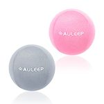 AULEEP Stress Balls for adults and Kids, 2 Pack Grip Strength Trainer Hand Therapy Exercise Balls, Anxiety Stress Relief Finger Resistance Exercise Squeezer Fidget(Grey, Pink)