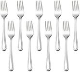 LIANYU 24-Piece Toddler Utensils Forks, Kids Silverware Forks for 2-10 Year Old, Children Cutlery Flatware Set, Kids Child Utensils for Home Preschools, Dishwasher Safe