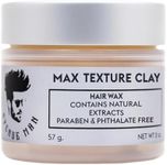 Avenue Man Max Texture Clay - Hair Products for Men (2oz) - Hair Pomade with Herbal Extracts for Wet or Dry Hair - Paraben-Free Hair Putty - Improved Formula