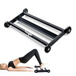 Yes4All Glute Ham Glider, Exercise Wheels For Home Gym Fitness, Glute Hamstring, Booty Building, Leg Exercise & Ab Roller For Abs Workout Equipment