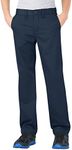 Dickies Boy's Flexwaist Slim Stretch Pant, Dark Navy, 10