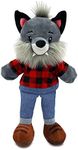 Plushible Animal Hand Puppets - Puppet for Kids, Toddlers, Babies - Fits Small & Large Size Hands - Teaching, Therapy, Theater Show Time Full Body Puppet with Legs - Girl & Boy Plush Toy - Wolf