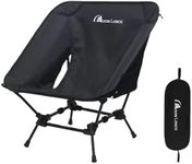 MOON LENCE Backpacking Chair Outdoor Camping Chair Compact Portable Folding Chairs with Side Pockets Packable Lightweight Heavy Duty for Camping Backpacking Hiking