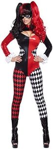 Roma Costume Women's 2 Piece Villainous Vixen, Red/Black, Small