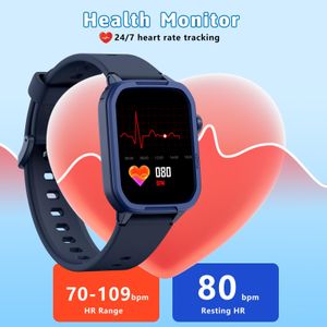 Kids Smart Watch – Blue, Touchscreen, GPS Tracker