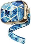 i-Blason for AirPods Pro Case Cover (2019), Magnetic Charging, Full Body Drop Protection Cover with Lanyard, Stylish Adorable Lightweight Case for Apple AirPods Pro, Cosmo Series, Ocean